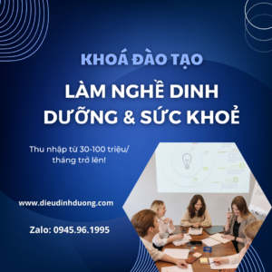 Khóa học đào tạo làm nghề dinh dưỡng & sức khoẻ